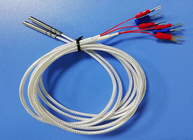 图为高压电机常用的PT100测温元件